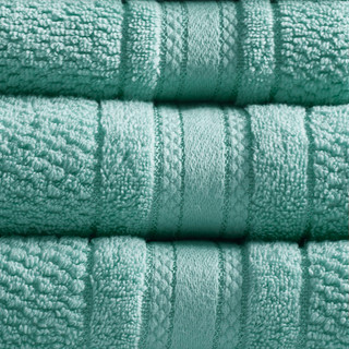 Thumbnail 2: MADISON PARK ESSENTIALS Madison Park Essentials 6 Pc. Spa Waffle Jacquard Towel Set 