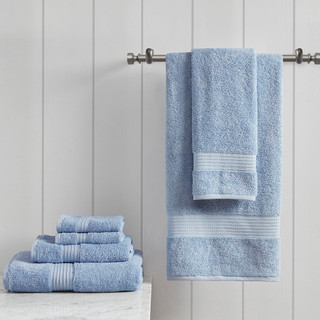 Thumbnail 1: MADISON PARK ESSENTIALS Madison Park 6 Pc. Organic Cotton Towel Set 