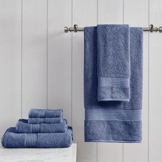 Thumbnail 2: MADISON PARK ESSENTIALS Madison Park 6 Pc. Organic Cotton Towel Set 