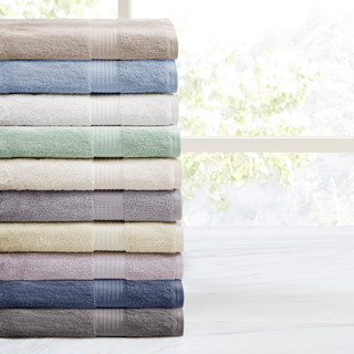 Thumbnail 10: MADISON PARK ESSENTIALS Madison Park 6 Pc. Organic Cotton Towel Set 