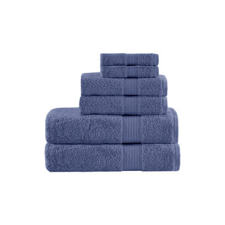 Thumbnail 6: MADISON PARK ESSENTIALS Madison Park 6 Pc. Organic Cotton Towel Set 