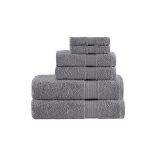 Thumbnail 4: MADISON PARK ESSENTIALS Madison Park 6 Pc. Organic Cotton Towel Set 