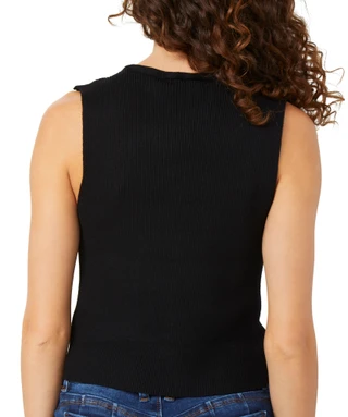 Thumbnail 4: No Comment No Comment Juniors Solid Button Down Vest 
