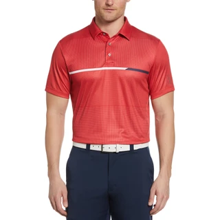 Thumbnail 1: PGA TOUR PGA TOUR Men's Textured Colorblocked Performance Golf Polo 