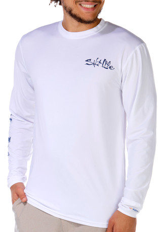 Thumbnail 5: Salt Life Salt Life Mens Long Sleeve Sailfish Graphic Shirt 