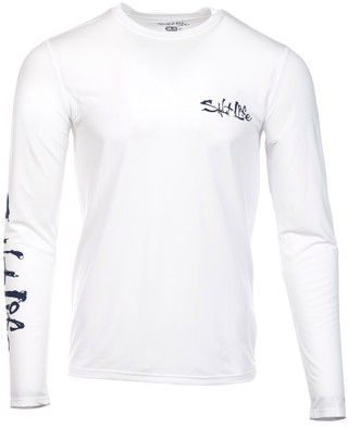 Thumbnail 6: Salt Life Salt Life Mens Long Sleeve Sailfish Graphic Shirt 