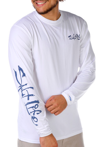 Thumbnail 4: Salt Life Salt Life Mens Long Sleeve Sailfish Graphic Shirt 