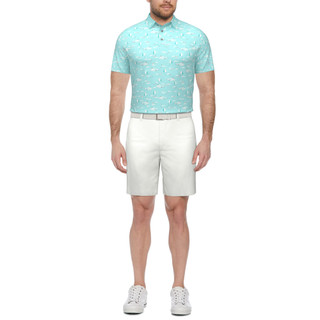 Thumbnail 3: PGA TOUR PGA TOUR Mens At The Beach Print Golf Polo 