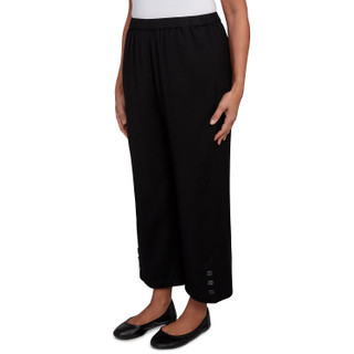 Thumbnail 4: Alfred Dunner Alfred Dunner Petite Button Cuff Ankle Pants 