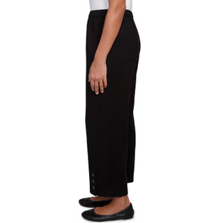 Thumbnail 3: Alfred Dunner Alfred Dunner Petite Button Cuff Ankle Pants 