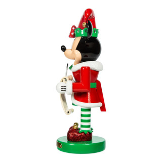 Thumbnail 4: Disney Kurt Adler 10-Inch Disney Minnie The Elf Nutcracker 