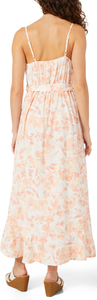 Thumbnail 2: Pink Rose Pink Rose Juniors Sleeveless Floral Ruffle Wrap Dress 