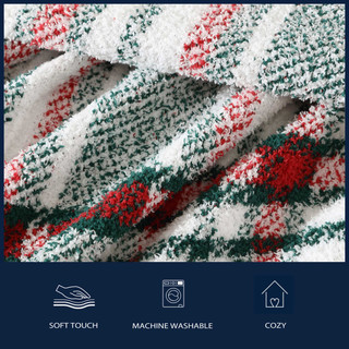 Thumbnail 8: Nautica Emmet Plaid Reversible Throw 