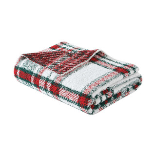 Thumbnail 4: Nautica Emmet Plaid Reversible Throw 