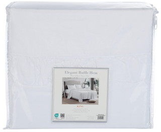 Thumbnail 1: Cathay Home Cathay Home Elegant Ruffle Hem Microfiber Sheet Set 