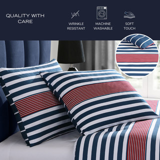 Thumbnail 20: Nautica Nautica Kennedy Stripe Comforter Set 