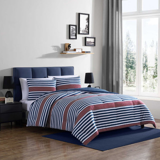 Thumbnail 4: Nautica Nautica Kennedy Stripe Comforter Set 
