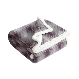Thumbnail 2: Eddie Bauer Nordic Plaid Reversible Throw 
