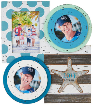 Thumbnail 1: Beach Combers Beach Combers 14 in Mix Picture Frame Decor 