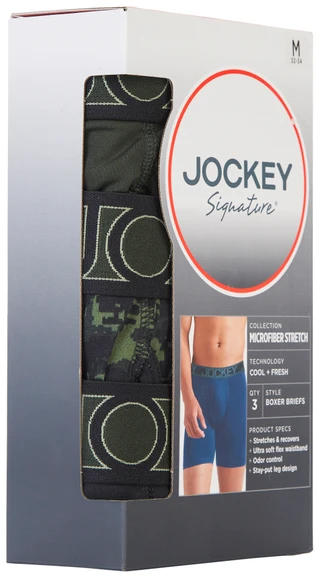 Thumbnail 3: Jockey Jockey Mens 3 Pk Signature Microfiber Boxer Briefs 