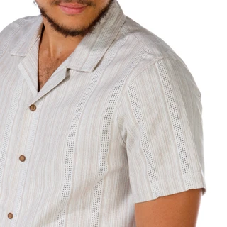 Thumbnail 2: Distortion Distortion Men's Short Sleeve Buttoned Shirt 