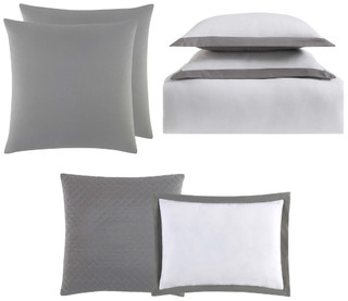 Thumbnail 6: Truly Soft Truly Soft Everyday Hotel Border 7 Pc Duvet Set 