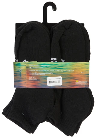 Thumbnail 2: BILLABONG Billabong Mens 8-Pack Half Cushioned QTR. Socks 