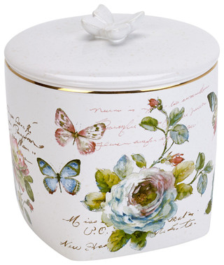 Thumbnail 1: AVANTI Avanti Butterfly Garden Covered Jar 