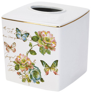 Thumbnail 1: AVANTI Avanti Butterfly Garden Tissue Box Cover 