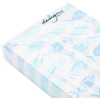 Thumbnail 2: DESIGN DESIGN Design Design 15 Pk School of Fish Buffet Napkins 