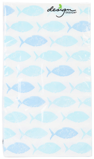 Thumbnail 1: DESIGN DESIGN Design Design 15 Pk School of Fish Buffet Napkins 