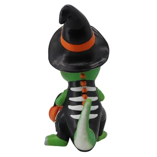 Thumbnail 3: Brighten the Season Brighten The Season Halloween LED Dinosaur W/Pumpkin Lantern 