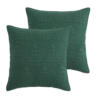 Thumbnail 1: Levtex Home Levtex Home O Christmas Tree Green Euro Sham Set of 2 