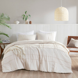 Thumbnail 12: 510 Design 510 Design Porter Soft Washed Pleated Comforter Set 