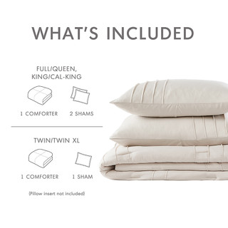 Thumbnail 30: 510 Design 510 Design Porter Soft Washed Pleated Comforter Set 