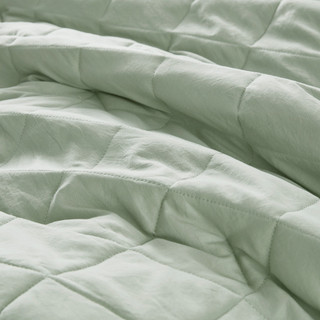 Thumbnail 4: 510 Design 510 Design Phoebe Diamond Quilted Ruffle Edge Comforter Set 