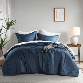 Thumbnail 8: 510 Design 510 Design Solid Camden Chambray Comforter Set 