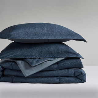 Thumbnail 12: 510 Design 510 Design Solid Camden Chambray Comforter Set 