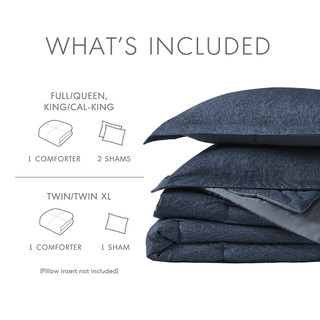 Thumbnail 20: 510 Design 510 Design Solid Camden Chambray Comforter Set 