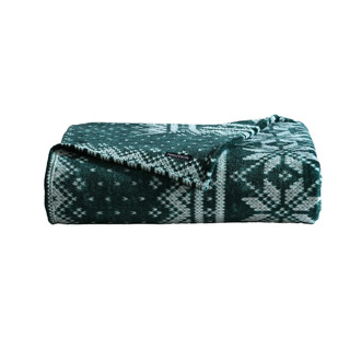 Thumbnail 2: Nautica Fairisle Ultra Soft Plush Fleece Texture Blanket 