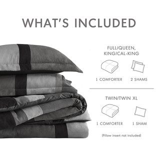Thumbnail 5: 510 Design 510 Design Boulder Stripe Comforter Set 