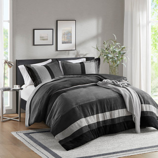 Thumbnail 1: 510 Design 510 Design Boulder Stripe Comforter Set 