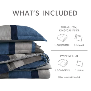 Thumbnail 15: 510 Design 510 Design Boulder Stripe Comforter Set 