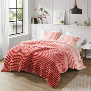 Thumbnail 1: 510 Design 510 Design Avril Fluffy Ribbed Plush Comforter Set 