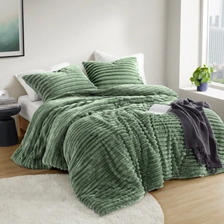 Thumbnail 1: 510 Design 510 Design Avril Fluffy Ribbed Plush Comforter Set 
