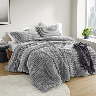 Thumbnail 1: 510 Design 510 Design Avril Fluffy Ribbed Plush Comforter Set 