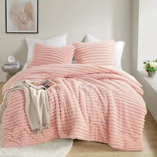 Thumbnail 8: 510 Design 510 Design Avril Fluffy Ribbed Plush Comforter Set 