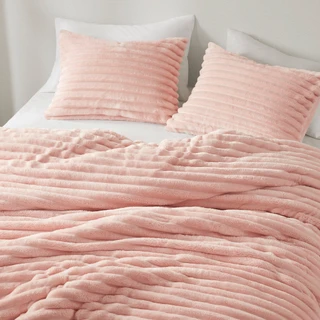 Thumbnail 12: 510 Design 510 Design Avril Fluffy Ribbed Plush Comforter Set 