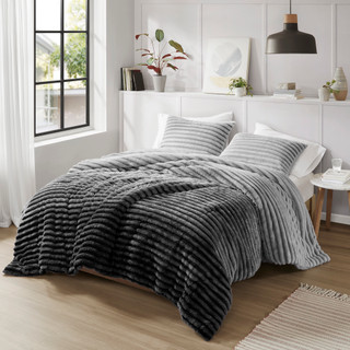 Thumbnail 4: 510 Design 510 Design Avril Fluffy Ribbed Plush Comforter Set 