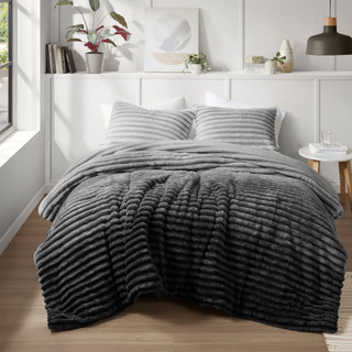 Thumbnail 8: 510 Design 510 Design Avril Fluffy Ribbed Plush Comforter Set 